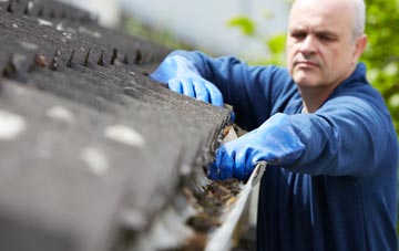 cleaning and inspecting South Cove roofs